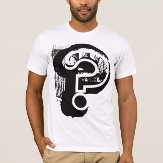 Grungy Shirt Design - Question Mark