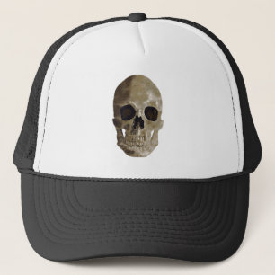 Grungy Skull Trucker Hat
