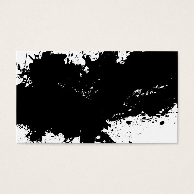 Grungy Splattered Ink Background (Front)