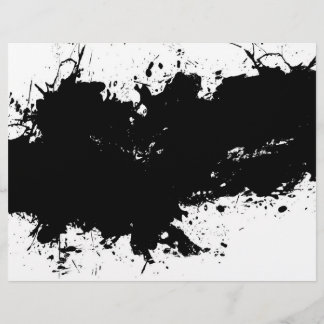 Grungy Splattered Ink Background