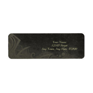Grungy style Return Address labels