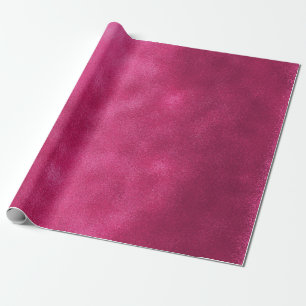 Grungy Styled Smudge Hot Pink Wrapping Paper