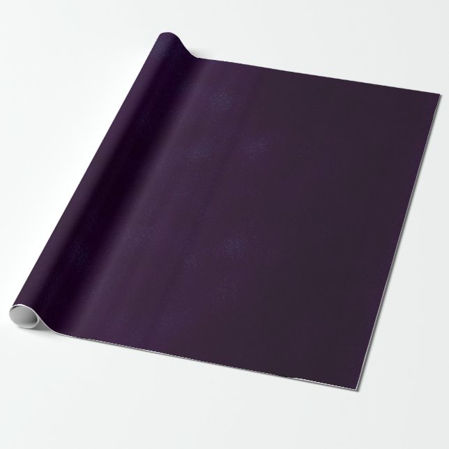 Grungy Styled Smudge Plum Purple Wrapping Paper (Unrolled)