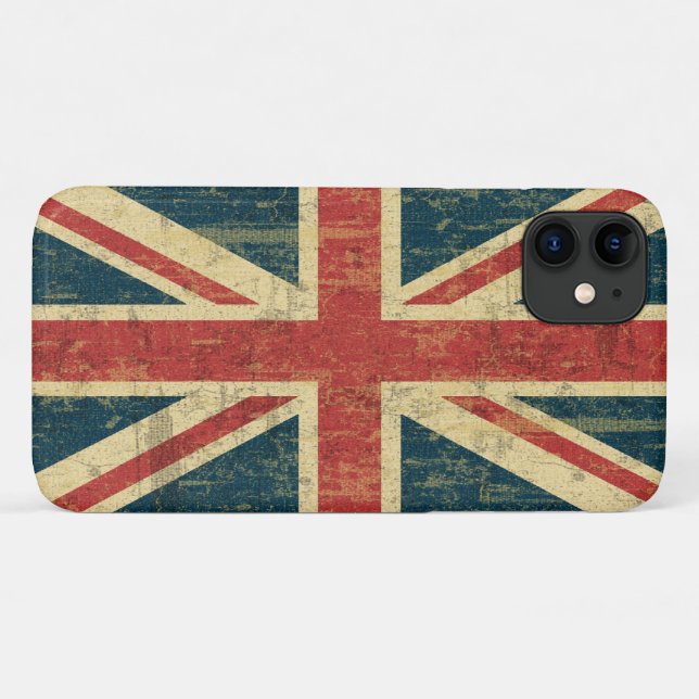 Grungy Union Jack Case-Mate iPhone Case (Back (Horizontal))