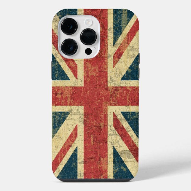 Grungy Union Jack iPhone Case (Back)
