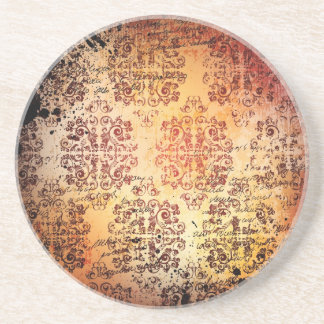 grungy vintage coaster