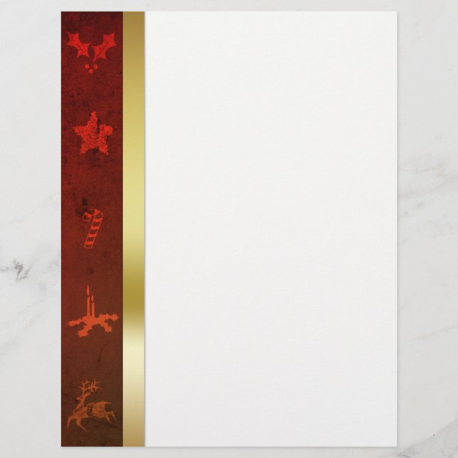 Grungy Vintage Gold Christmas (Front)