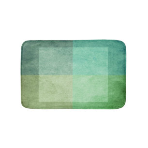 grungy watercolor-like graphic abstract 3 bath mat