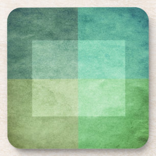 grungy watercolor-like graphic abstract 3 coaster