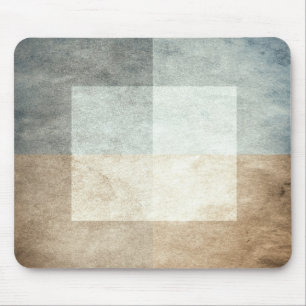 grungy watercolor-like graphic abstract mouse mat