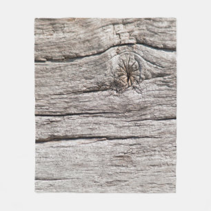 Grungy weathered horizontal silvery unpainted barn fleece blanket