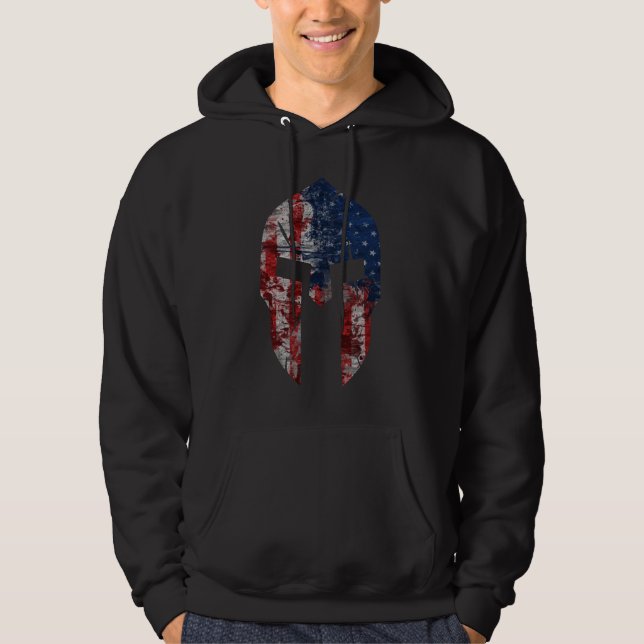 Grunt Style American Spartan Hoodie (Front)