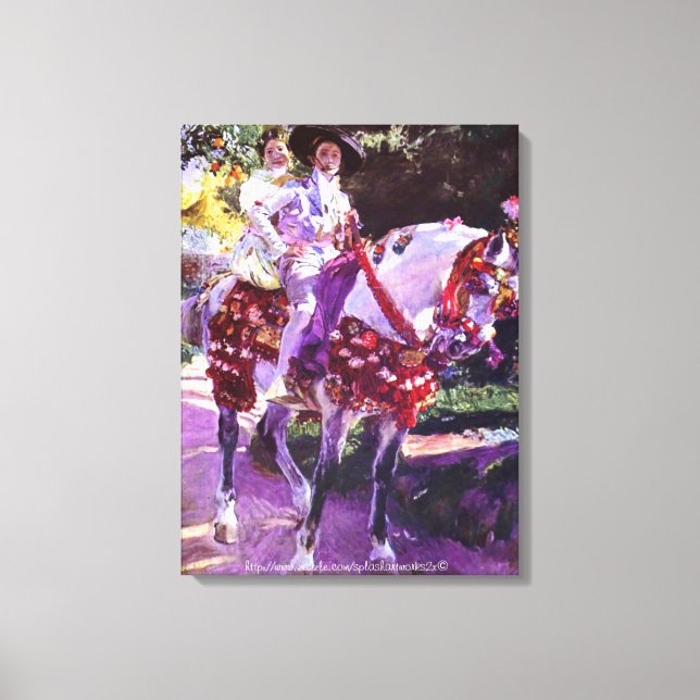 "Grupa valenciana" Canvas Print (Front)