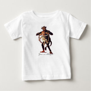 Gruss vom (Greetings From) Krampus Baby T-Shirt