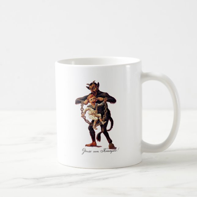 Gruss vom (Greetings From) Krampus Coffee Mug (Right)