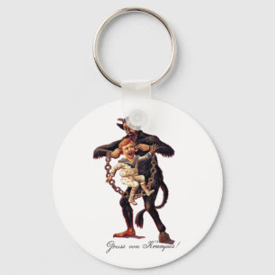 Gruss vom (Greetings From) Krampus Key Ring