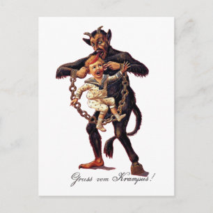 Gruss vom (Greetings From) Krampus Postcard