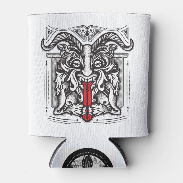 Gruss vom Krampus Can Cooler (Front)