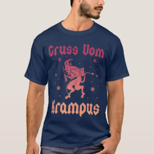 Gruss Vom Krampus Christmas Horror Folklore Krampu T-Shirt