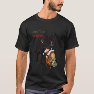Gruss Vom Krampus Germanic Christmas Demon T-Shirt