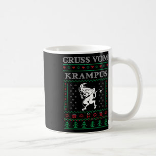 Gruss Vom Krampus Goth Ugly Christmas Sweater Kram Coffee Mug