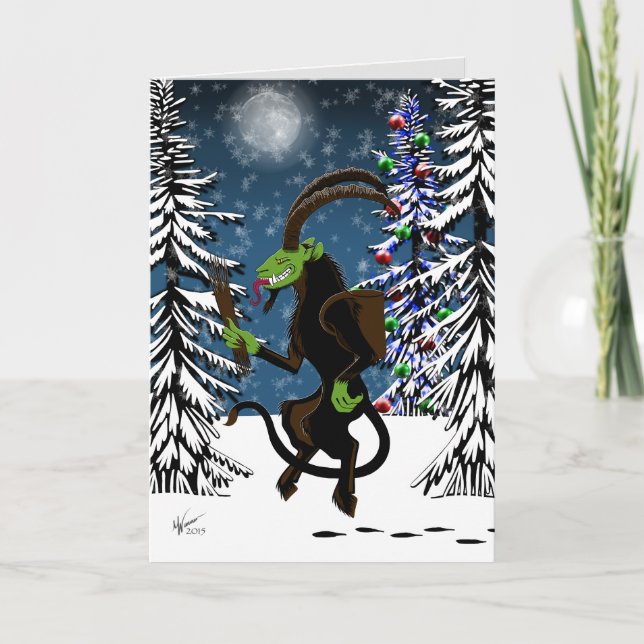 Gruss vom Krampus Holiday Card (Front)
