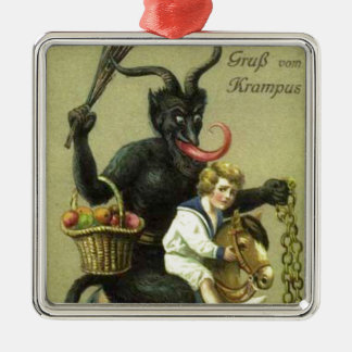 Gruss Vom Krampus Metal Tree Decoration