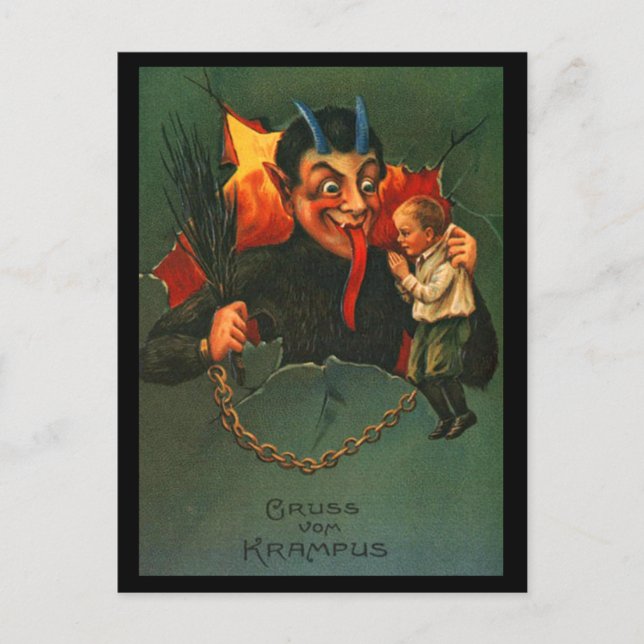 Gruss Vom Krampus Postcard (Front)