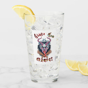 Grüße Vom Krampus Yule Devil December Krampusnacht Glass