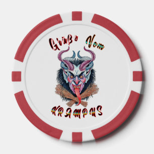 Grüße Vom Krampus Yule Devil December Krampusnacht Poker Chips