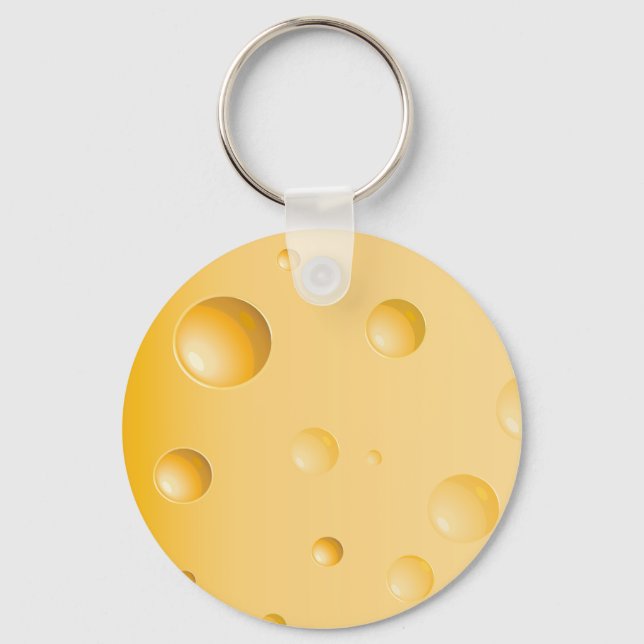Gruyere Cheese Keychain (Front)