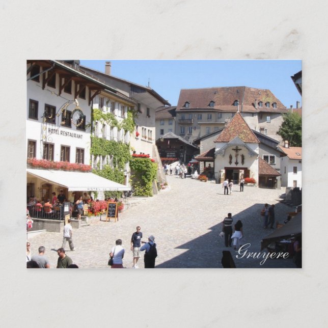 Gruyères, Switzerland postcard (Front)
