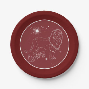 GRYFFINDOR™ Constellation Graphic Paper Plate
