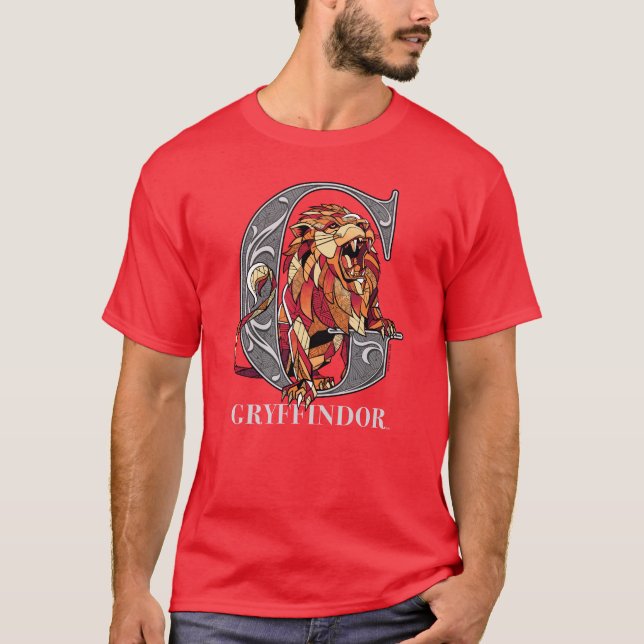 GRYFFINDOR™ Crosshatched Emblem T-Shirt (Front)