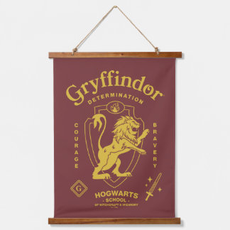 GRYFFINDOR™ Determination Courage Bravery Crest Hanging Tapestry