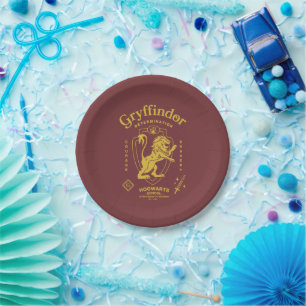 GRYFFINDOR™ Determination Courage Bravery Crest Paper Plate