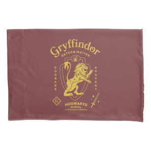 GRYFFINDOR™ Determination Courage Bravery Crest Pillowcase