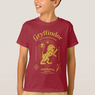 GRYFFINDOR™ Determination Courage Bravery Crest T-Shirt