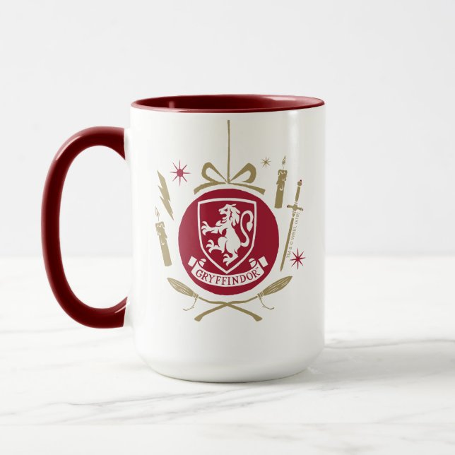 GRYFFINDOR™ Holiday Bauble Graphic Mug (Left)