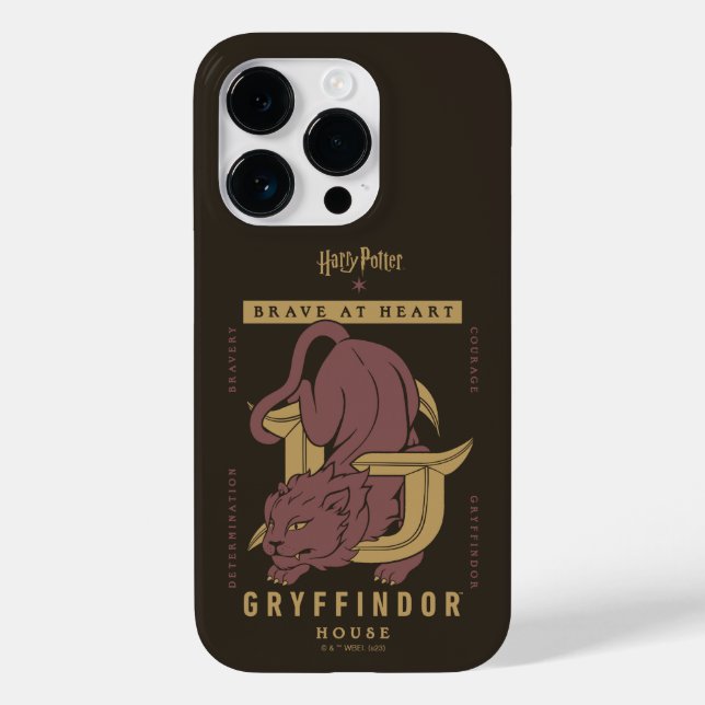 GRYFFINDOR™ House Brave at Heart Case-Mate iPhone Case (Back)