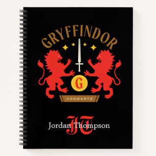 GRYFFINDOR™ House Double Lion Sword Graphic Notebook
