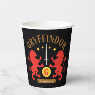 GRYFFINDOR™ House Double Lion Sword Graphic Paper Cups