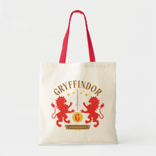 GRYFFINDOR™ House Double Lion Sword Graphic Tote Bag
