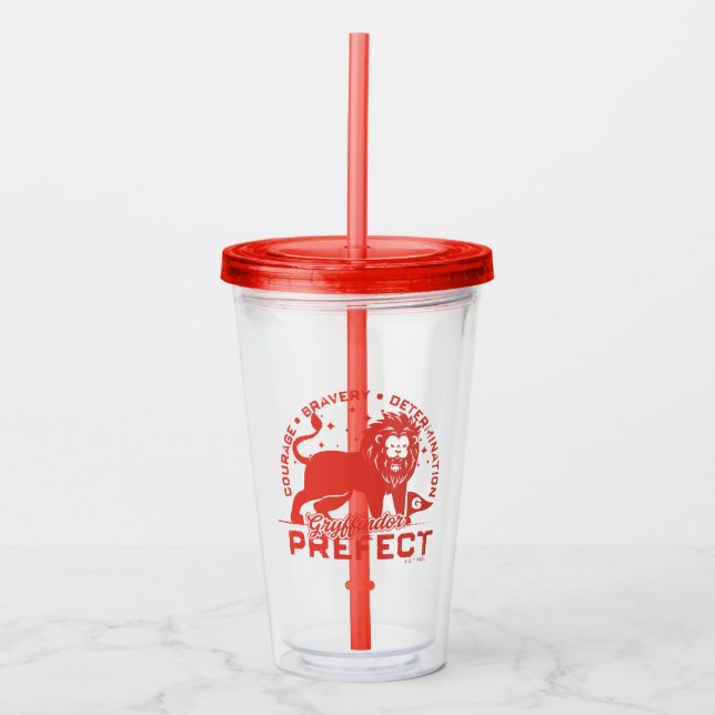 GRYFFINDOR™ Prefect Badge Acrylic Tumbler (Front)