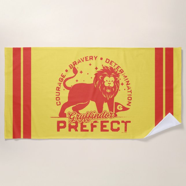 GRYFFINDOR™ Prefect Badge Beach Towel (Front)
