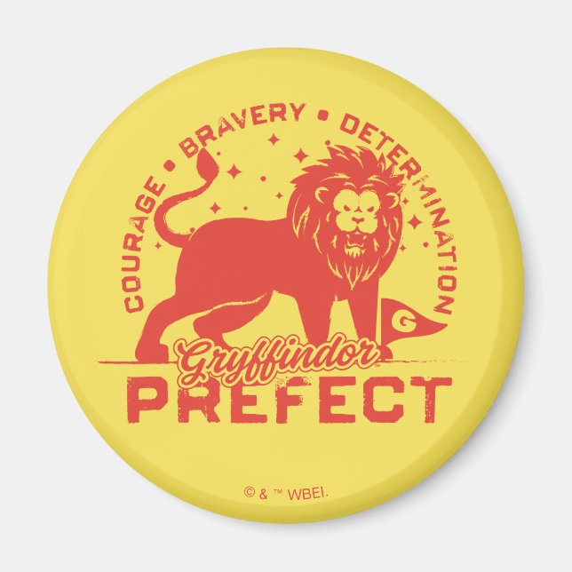 GRYFFINDOR™ Prefect Badge Magnet (Front)
