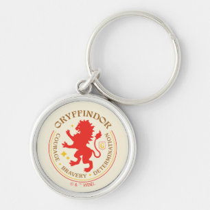 GRYFFINDOR™ Red Lion House Pride Badge Key Ring