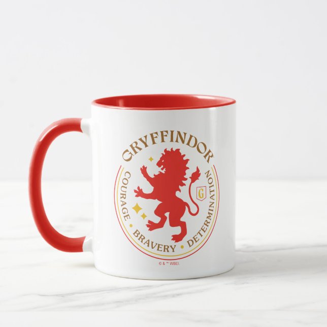 GRYFFINDOR™ Red Lion House Pride Badge Mug (Left)