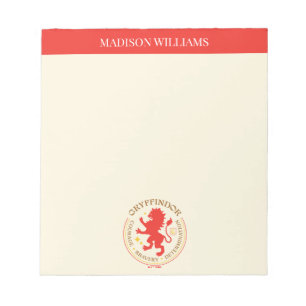 GRYFFINDOR™ Red Lion House Pride Badge Notepad