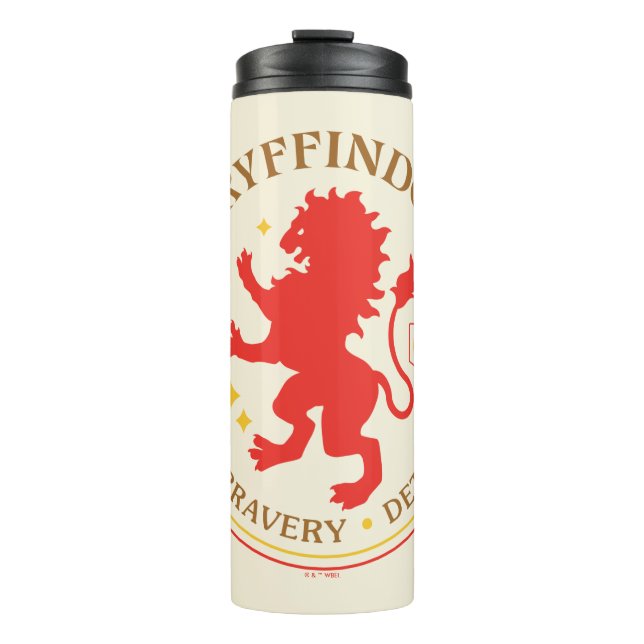 GRYFFINDOR™ Red Lion House Pride Badge Thermal Tumbler (Front)